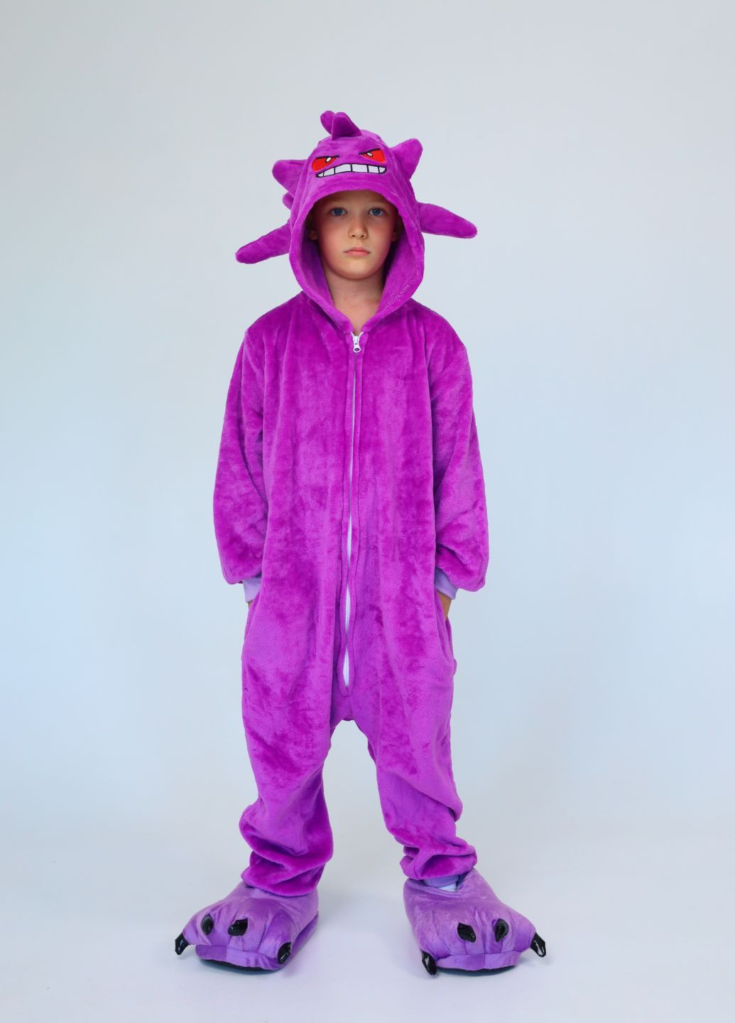 Дитяче кігурумі покемон Генгар з капюшоном і шипами My Kigu (364686596)