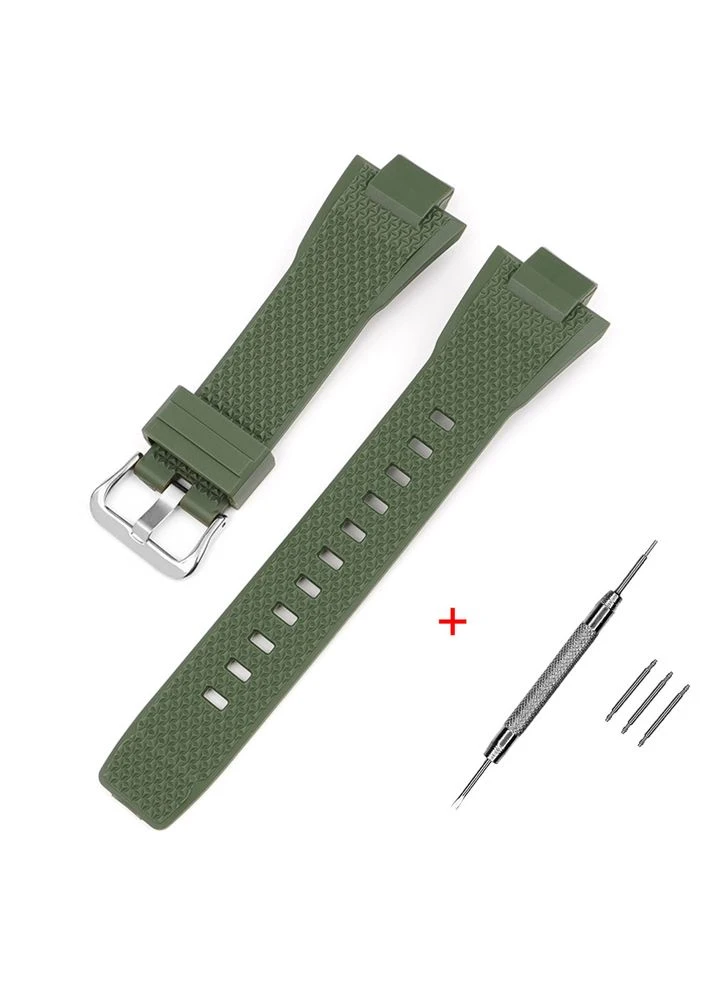Ремешок для G-Shock GST-B400 Army Green SI Casio (377482423)