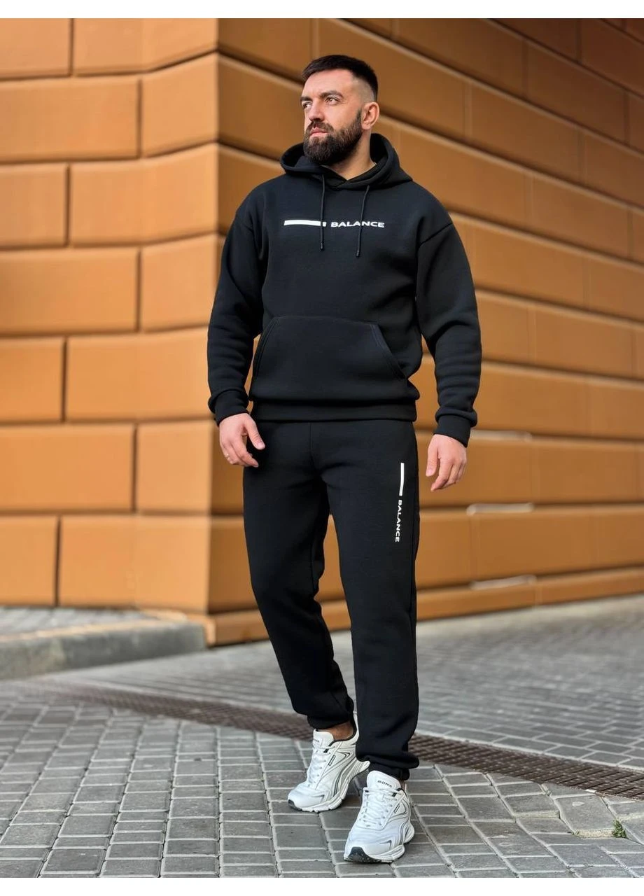 Теплий чоловічий костюм з написом Fashion (364486135)