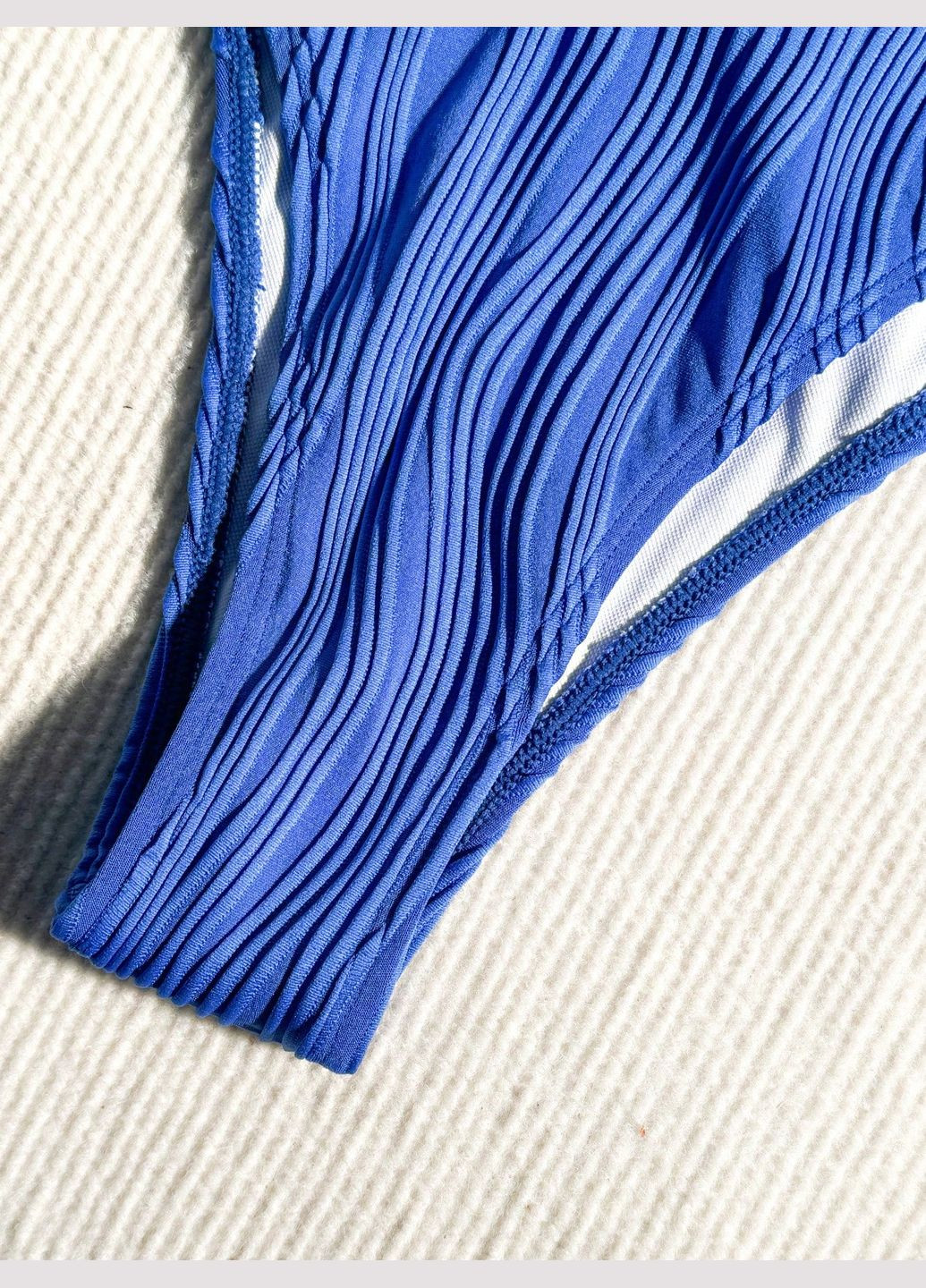 Синий летний купальник (лиф и трусики) раздельный SHEIN