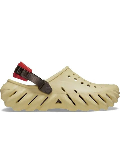 Бежевые сабо echo clog sesame 207937-w Crocs