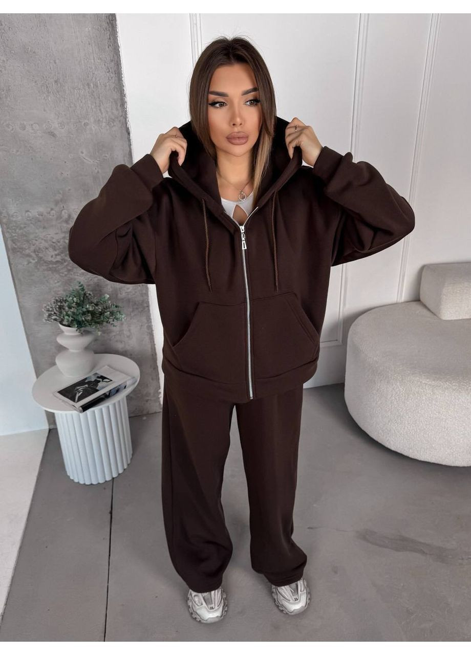 Женский универсальный костюм с худыми на молнии и брюками. No Brand (371813853)