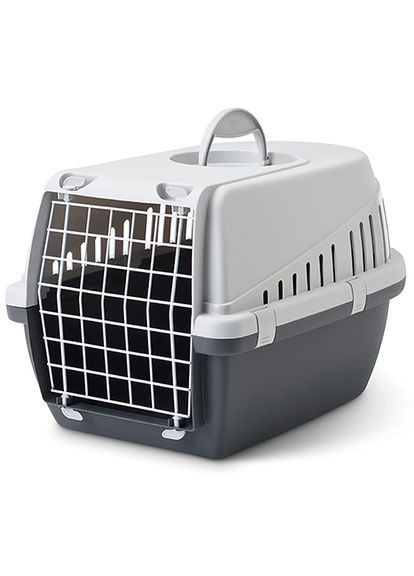 Переноска для собак и котов Trotter 2 56х37,5х33 см Светло-серый/антрацит (5411388326104) Savic (332881016)