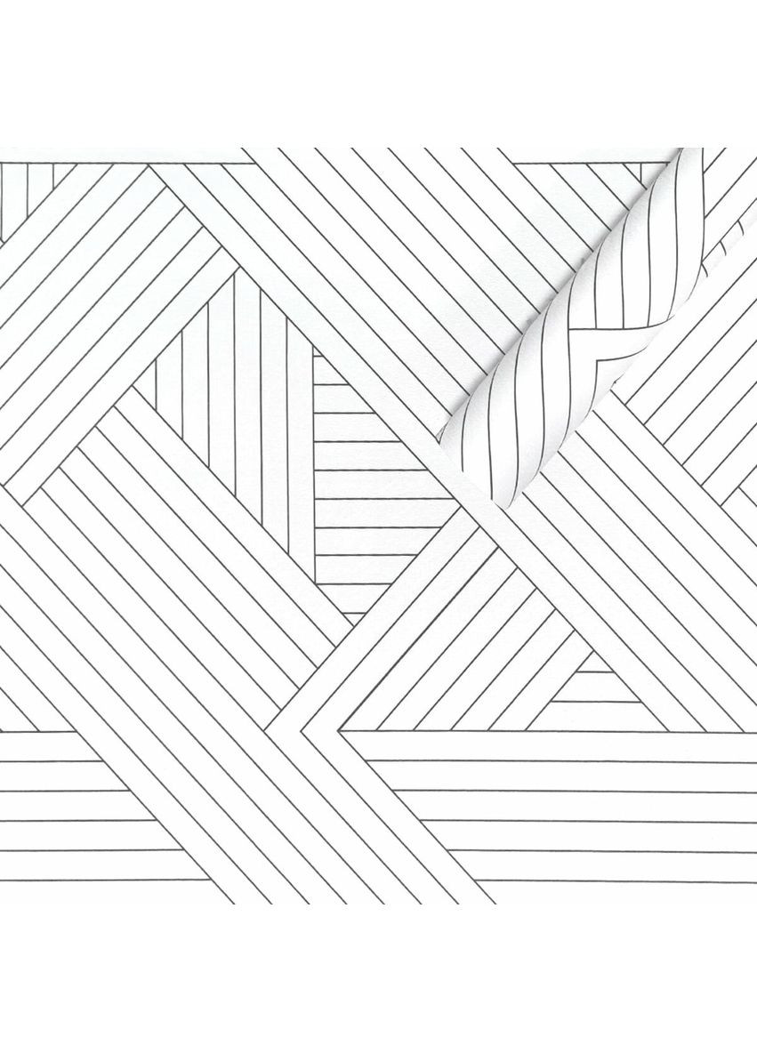 Самоклеюча плівка 0,45х10м х 0,07мм Біла з орнаментом SW-00001223 love-shopping Sticker Wall (354661700)