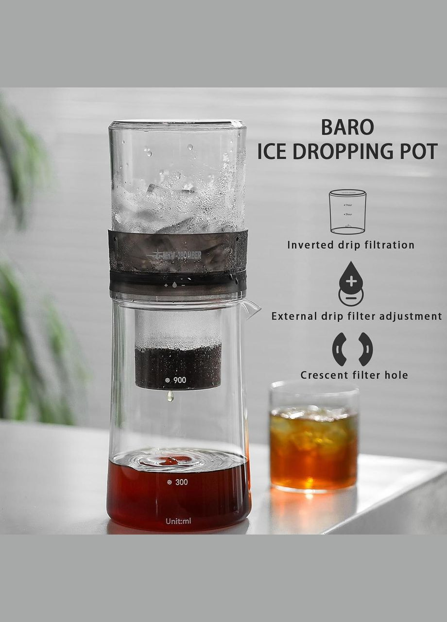Заварник Cold Brew Baro Ice Dripper для холодної кави колд брю (R-ID5900-VS) MHW-3BOMBER (303348117)