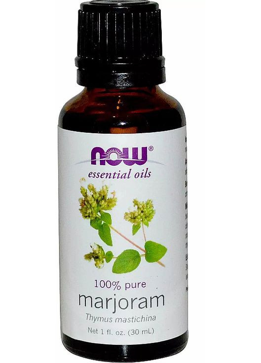 Ефірна олія майорану Essential Oils 100% Pure Marjoram Oil 30ml (872372-17323366) Now Foods (368633256)