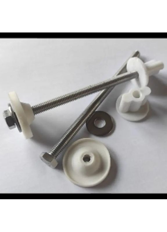 Кріплення бачка до унітазу нержавійка/пластик 100мм No Brand (370285969)