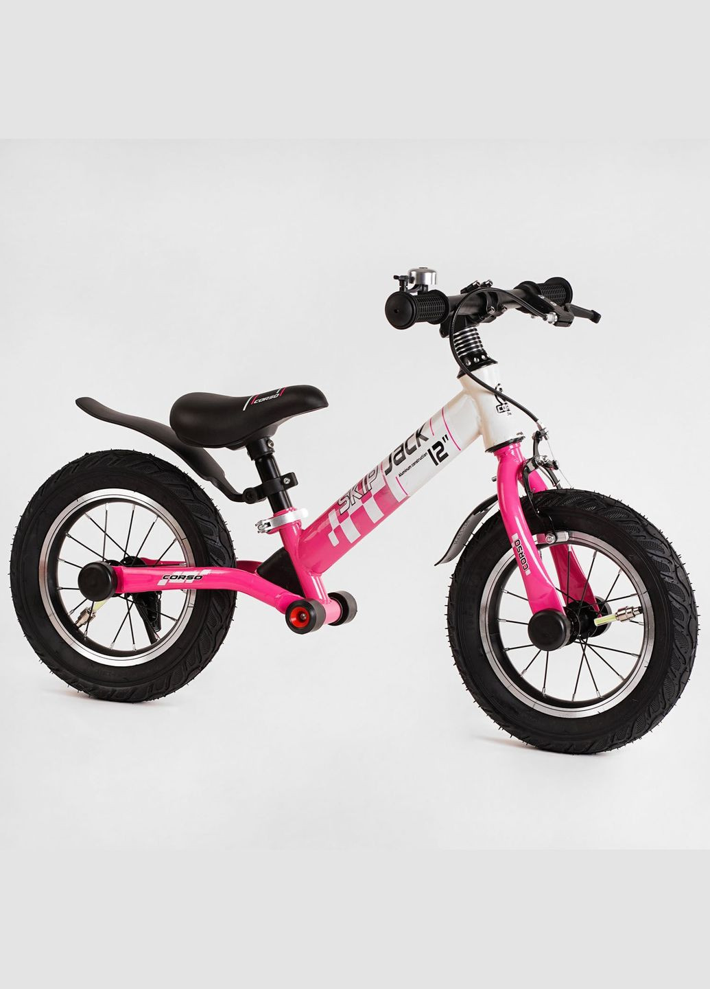 Велобег "Skip Jack" (25025) РОЗОВО-БЕЛЫЙ Corso (322328980)