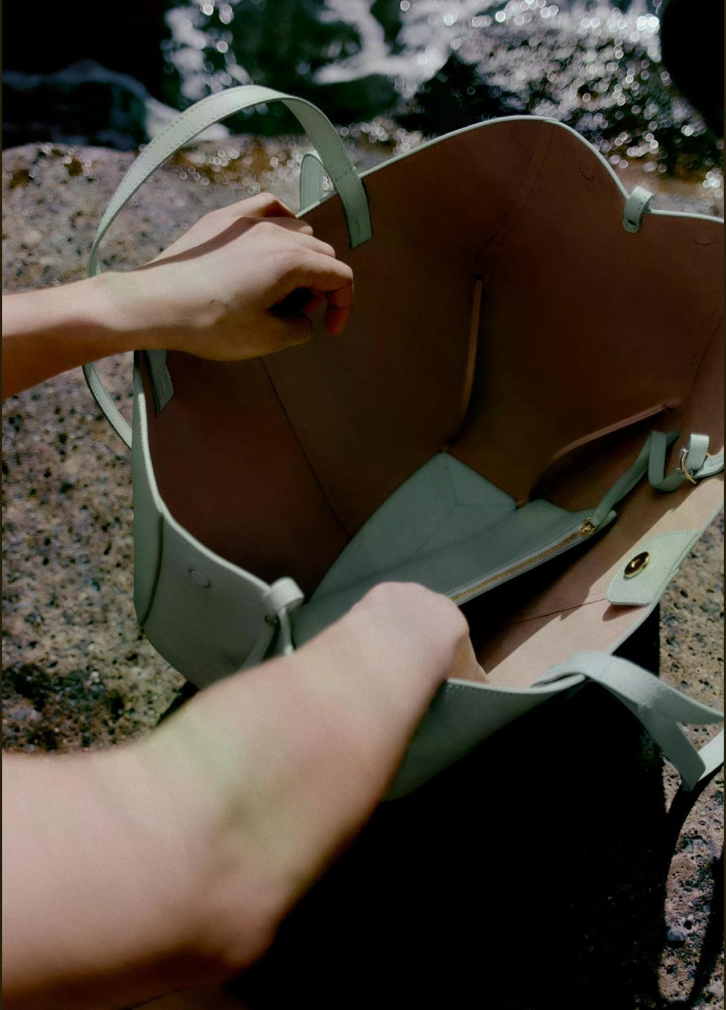 Сумка женская Polene Cyme Maxi Белый No Brand (335013517)