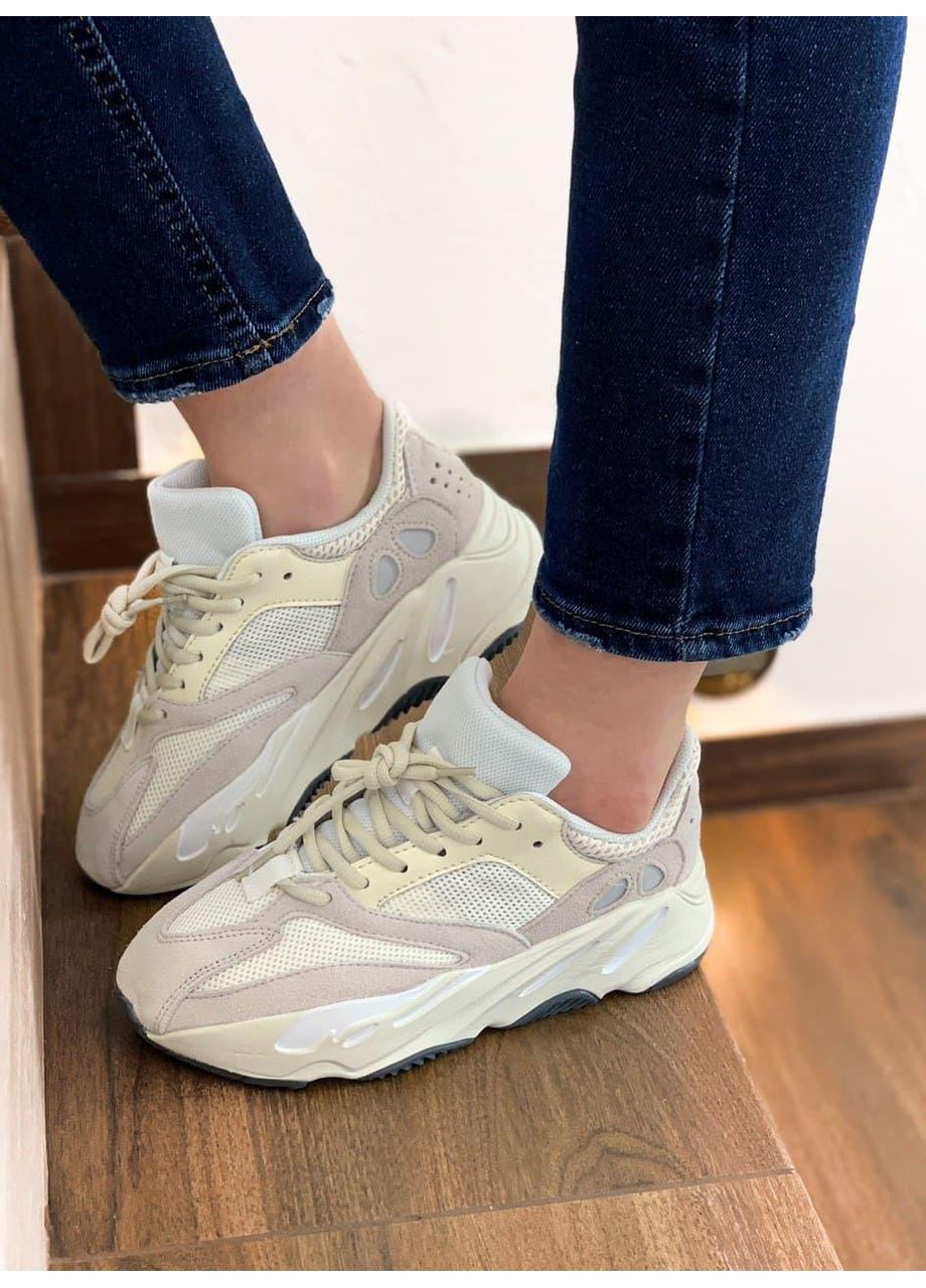 КРОССОВКИ ЖЕНСКИЕ ADIDAS YEEZY BOOST 700 V1 ANALOG АДИДАС ИЗИ БУСТ No Brand комбинированные демисезоны (392012853)