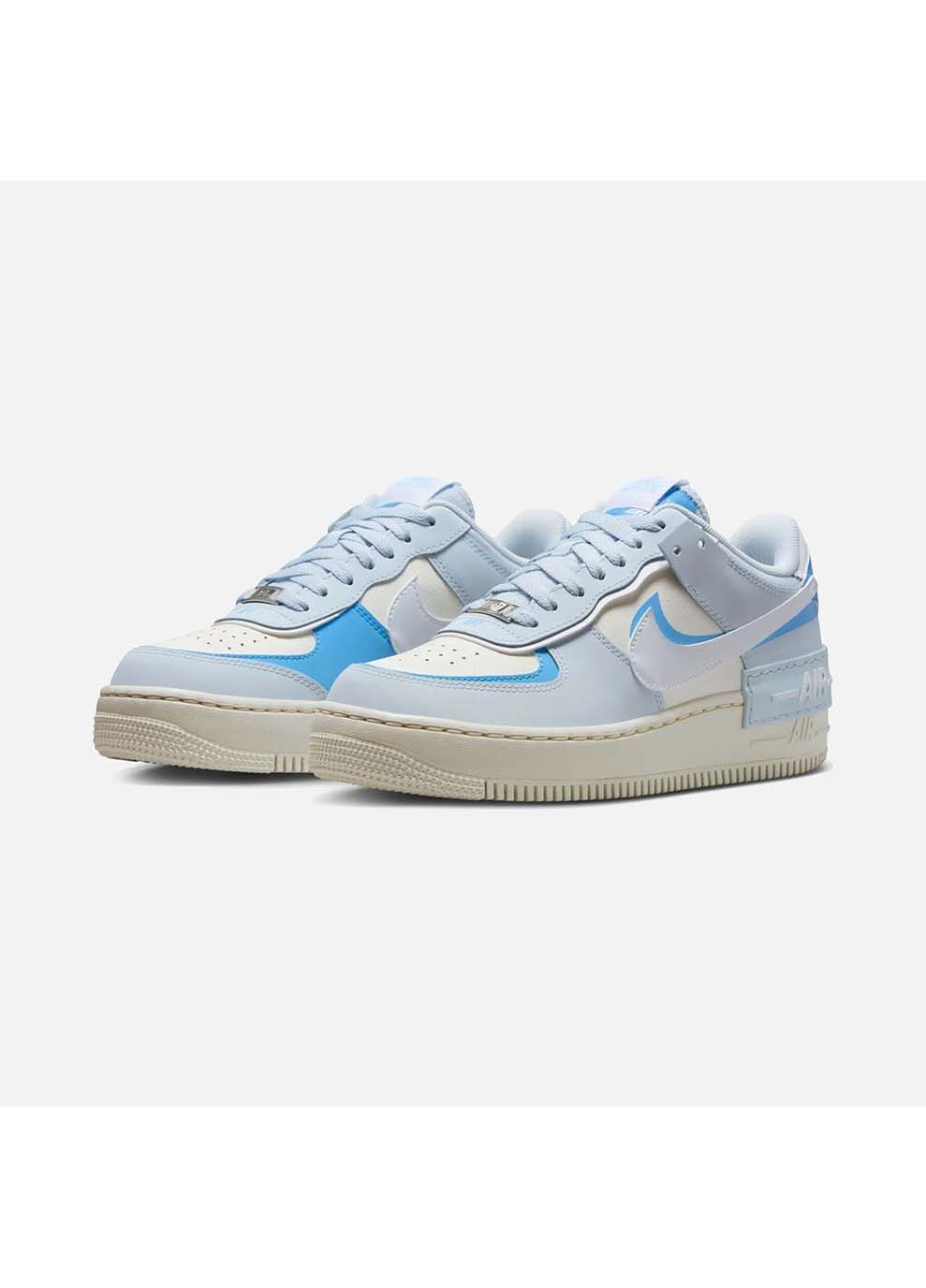 Женские Кроссовки W AF1 SHADOW Голубой Nike голубые демисезоны (367589697)