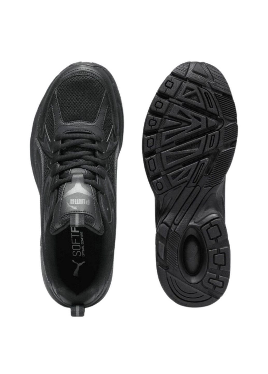 Черные летние мужские повседневные кроссовки milenio tech 39232202 Puma