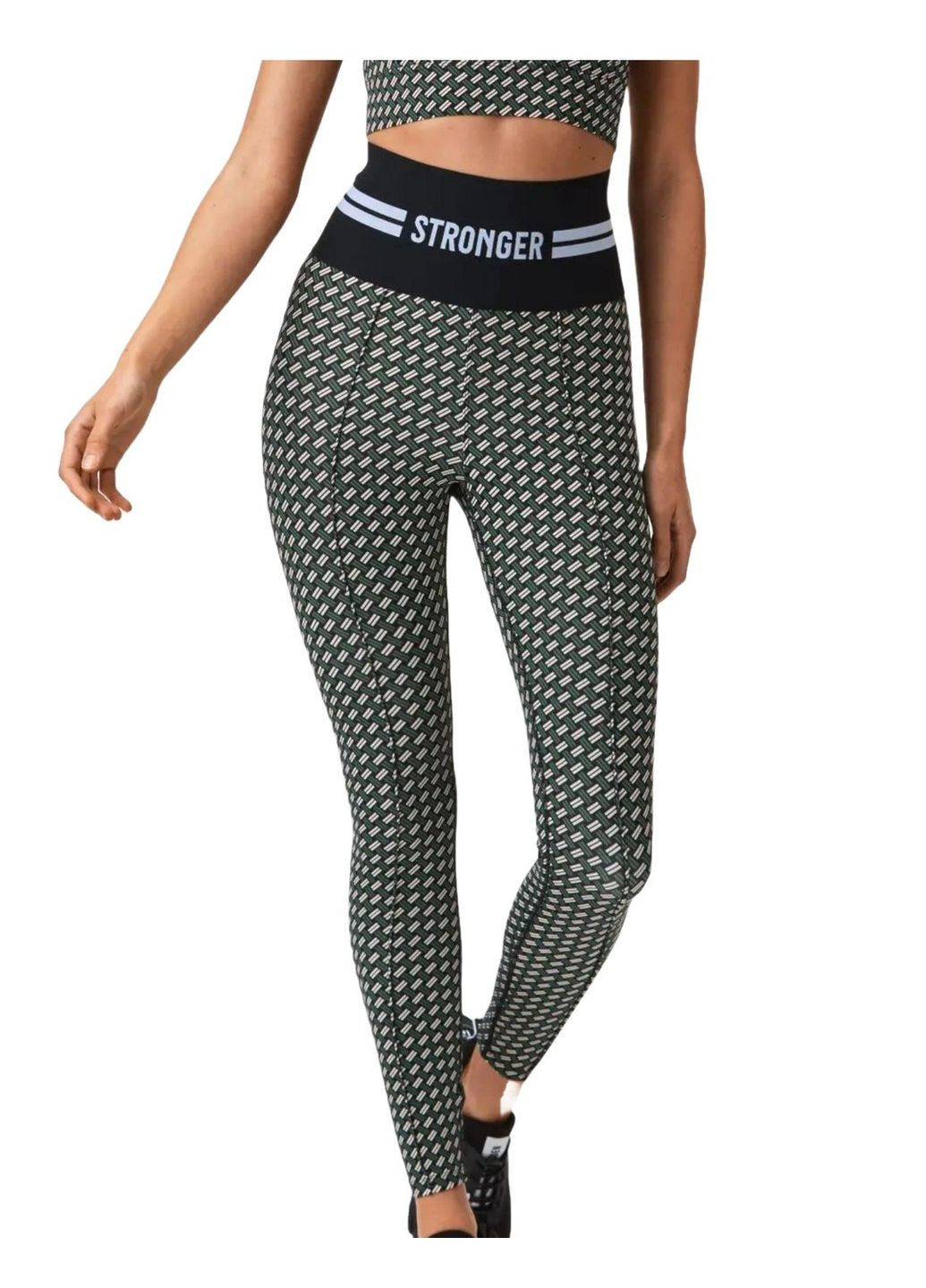 Спортивні штани в принт Stronger (350911142)