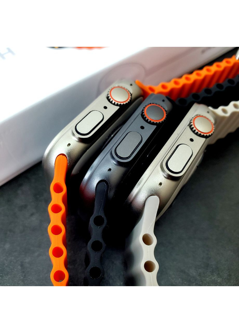 Смартгодинник Smart Watch M8 Ultra 45 mm українське меню з функцією дзвінка Чорний (Black) XO (353497806)