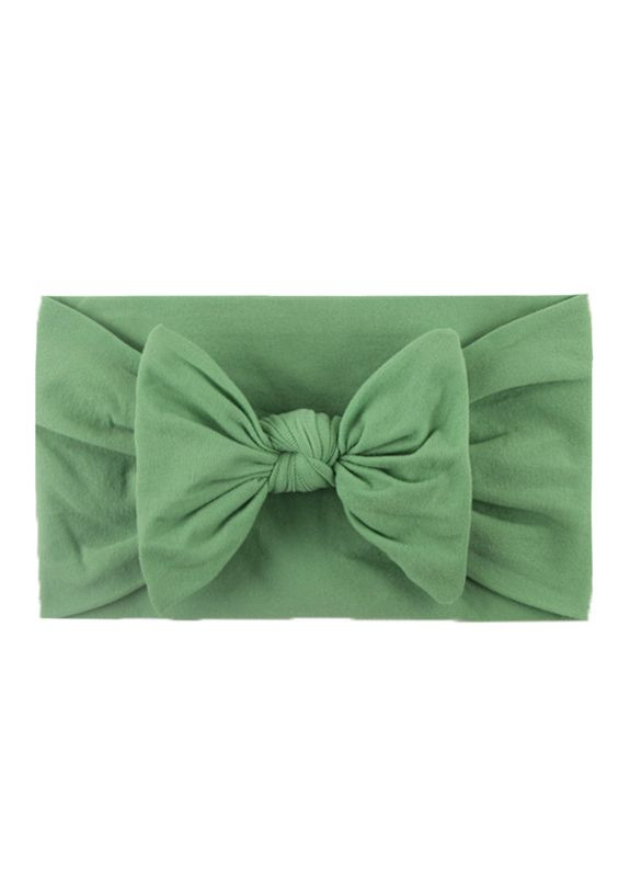 Повязка с бантиком для девочек (Зеленый One Size) (6102) Qoopixie (341321946)