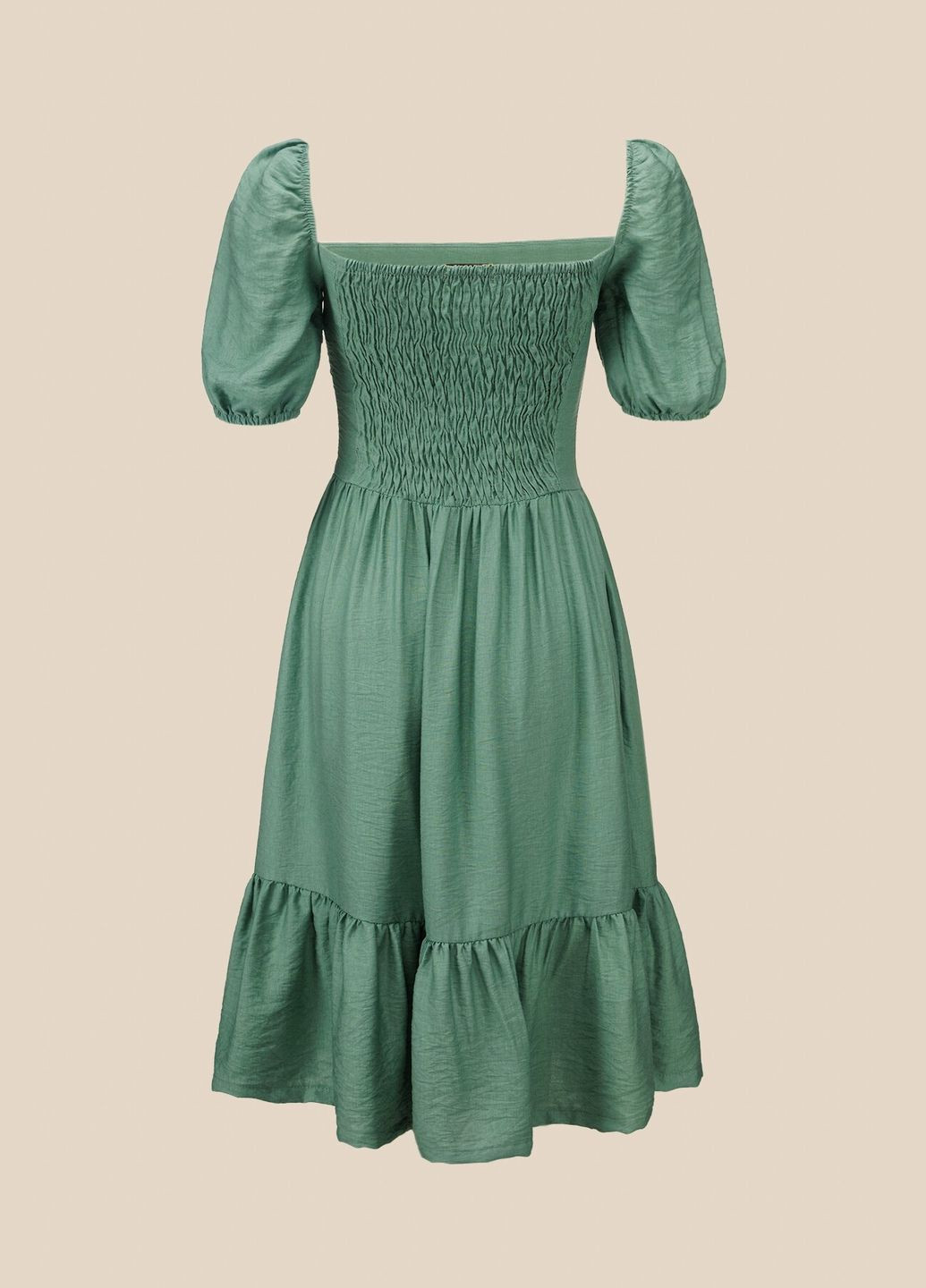 Зелена повсякденний сукня однотонна жіноча wtc02382 shop (2000990656308) LAWA