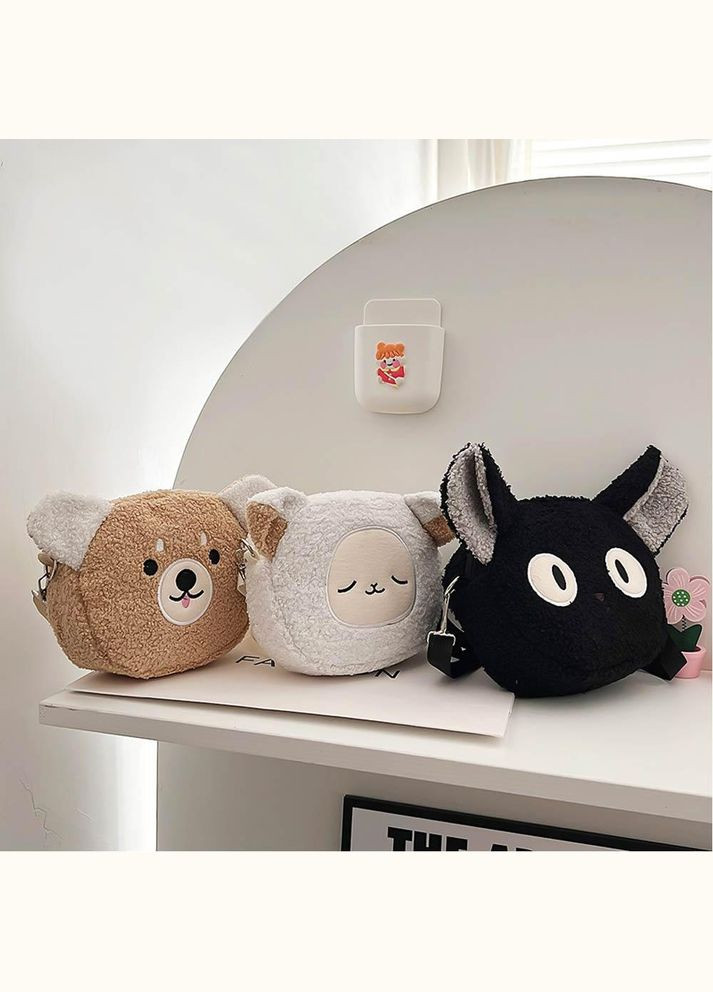 Пушистая сумка-овечка белая (NR0094_1) No Brand (317252748)