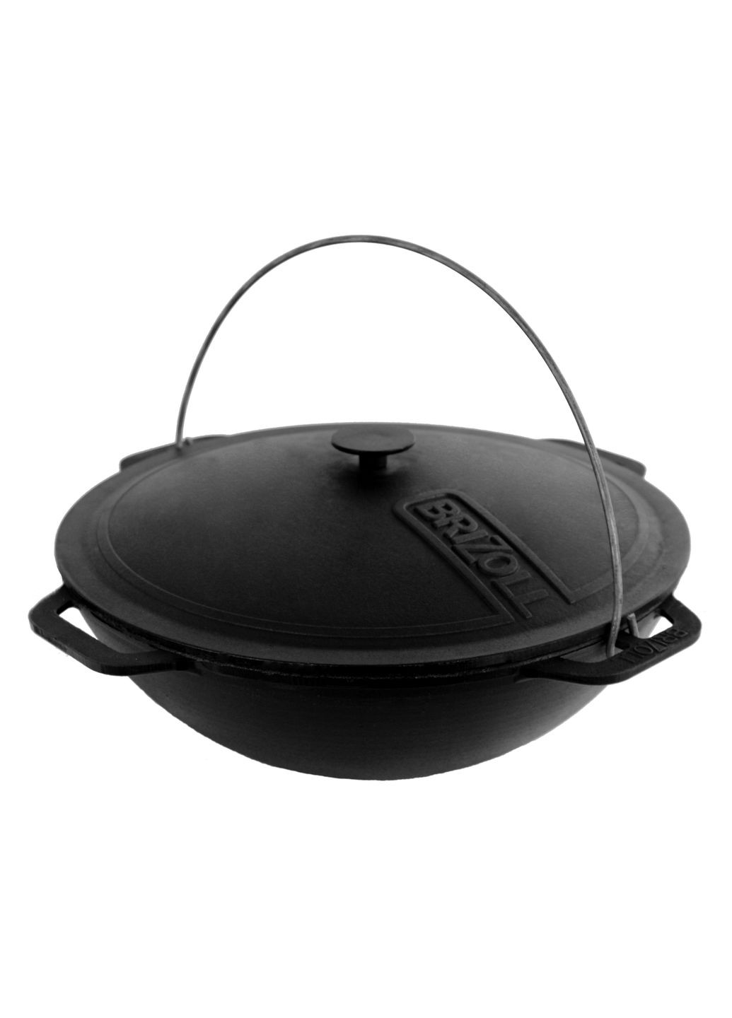 Казан чавунний азіатський з кришкою 12 л Brizoll (370622644)