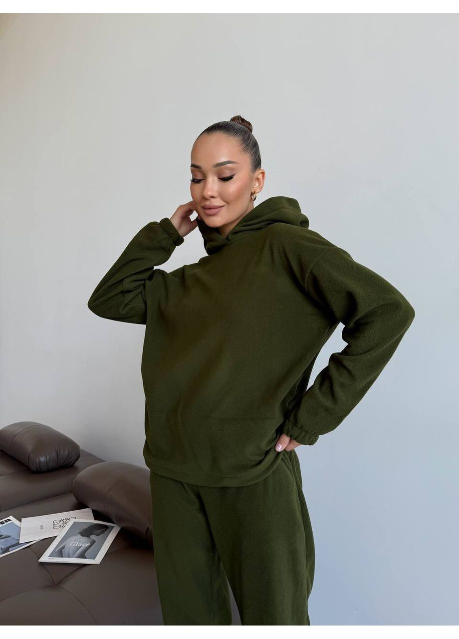 Костюм фліс двосторонній не кашлатиться не линяє,кофта на затяжках та штани Україна (359912746)