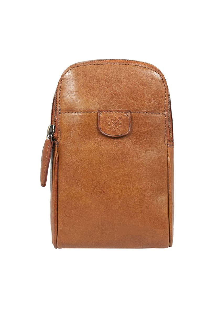 Чоловіча нагрудна сумка з натуральної шкіри T75 Honey Ashwood (303830315)