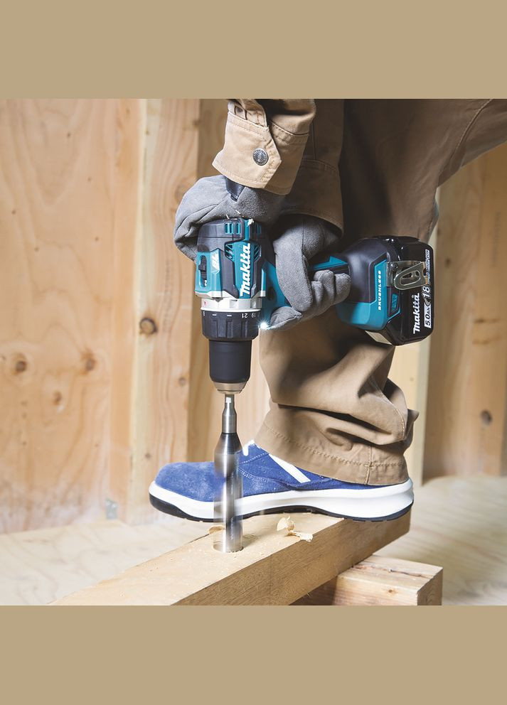 Акумуляторний дриль-шурупокрут DDF484RTE LXT + 2 АКБ 5 Ah + З/П + кейс (18В, 54/30 Нм) електричний ручни (4108) Makita (298575538)