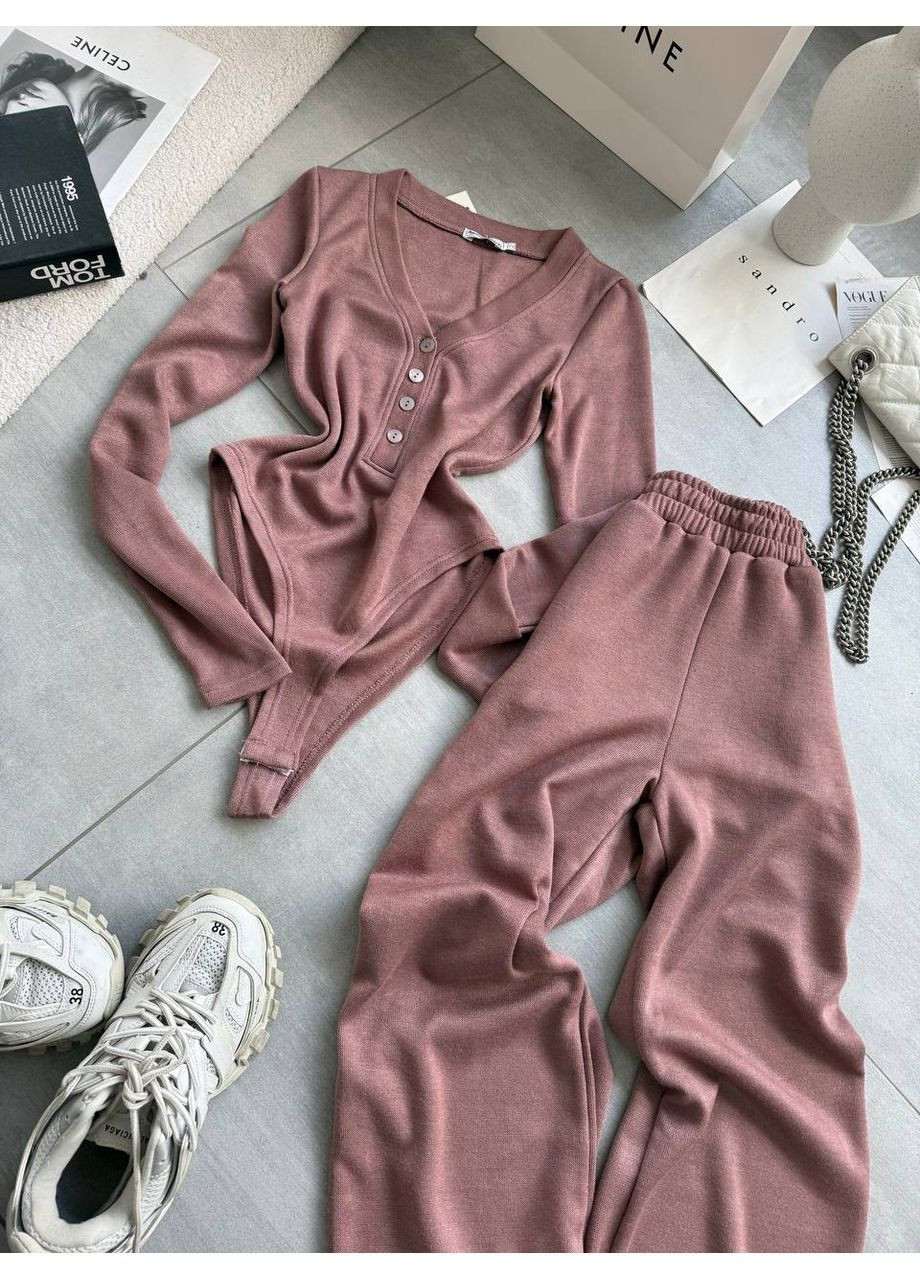 Женский костюм с боди No Brand (366227383)