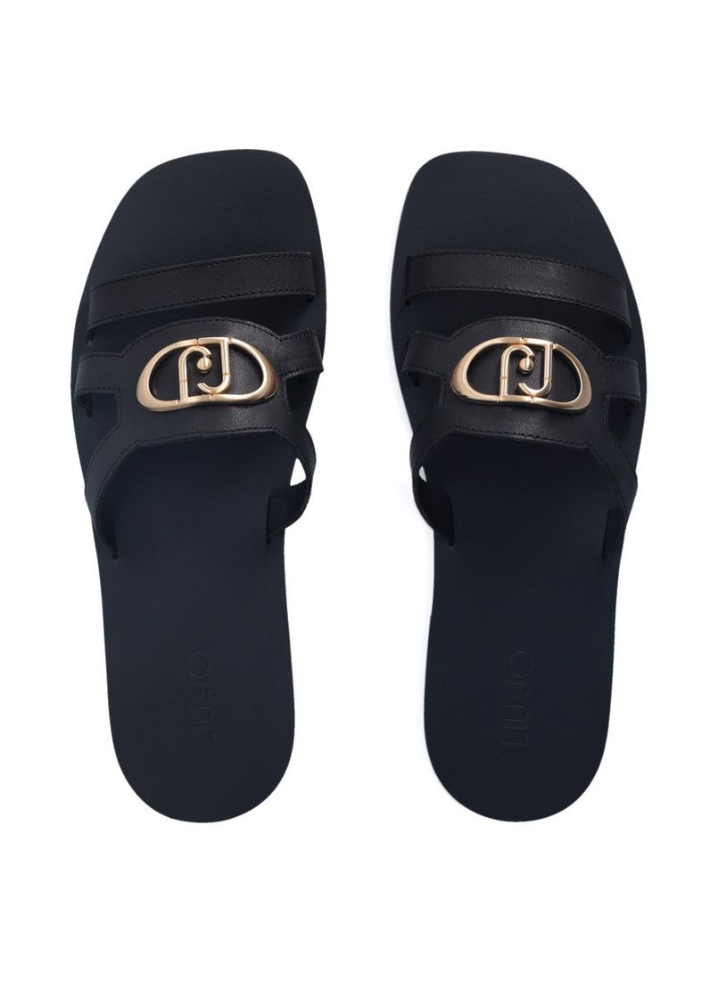 Жіночі Шльопанці SA5083P010222222 Чорний Шкіра Liu Jo (368527843)