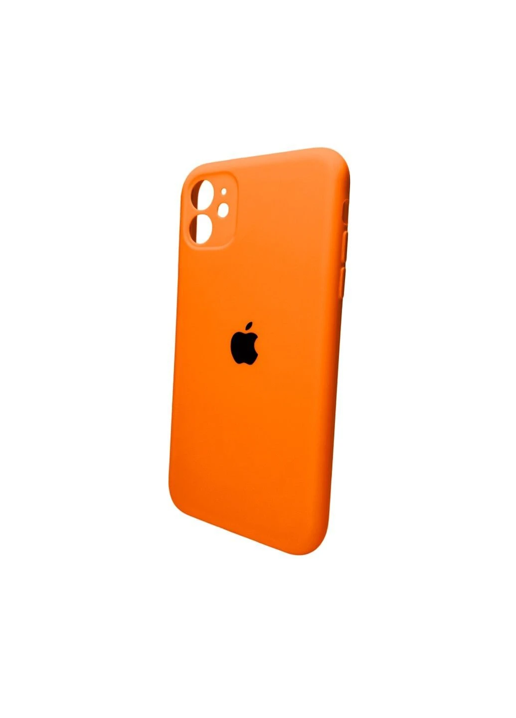 Чехол для смартфона Silicone Full Case AA Camera Protect для Apple iPhone 11 Pro Max круглый 52, Orange Silicone Case (382474952)