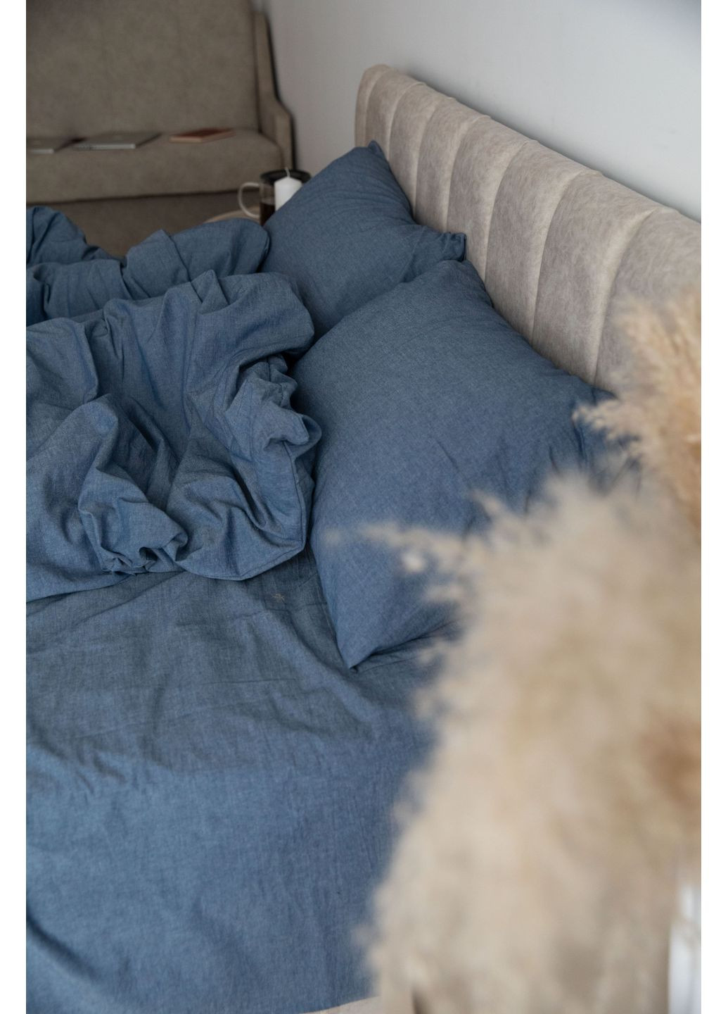 Постельное белье вареный хлопок "Белый" Двуспальный, Классическая простыня, наволочки 50х70 IN.HOME_UA (371141810)