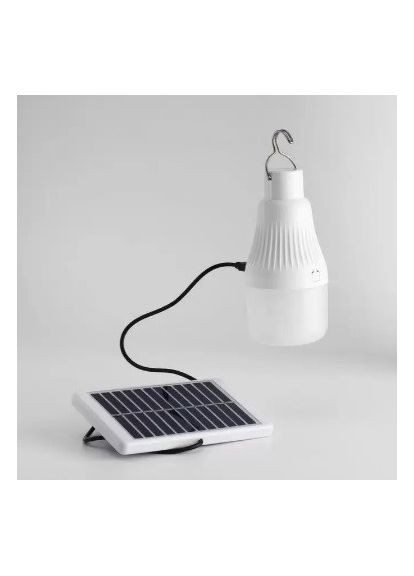 Ліхтар акумуляторна лампа CL-022 LED лампа ліхтарик сонячна панель 10 Вт Cclamp (304253324)