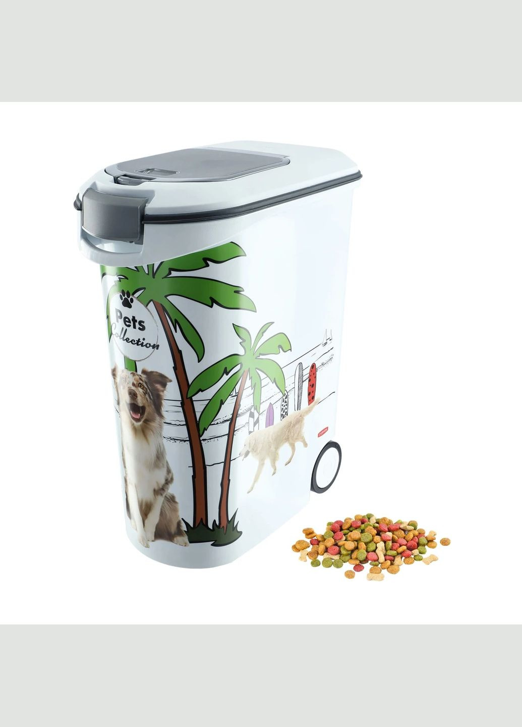 Контейнер для хранения сухого корма 20 кг, 54 л. (03906-Е27) Собаки Curver (334007405)