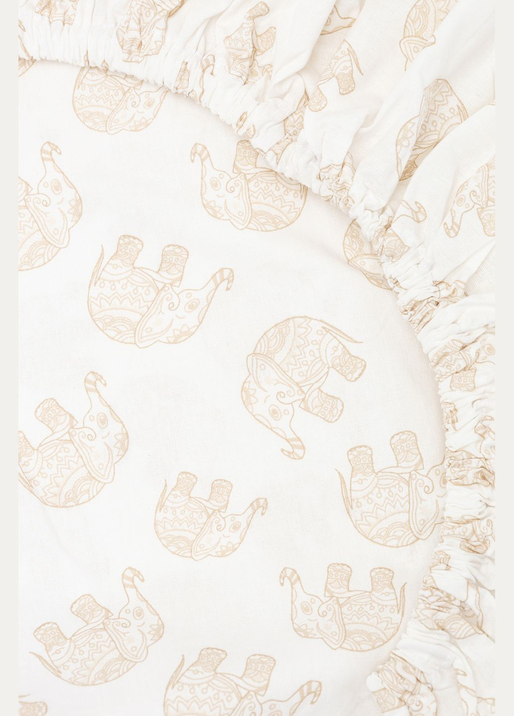 Комплект дитячої постільної білизни "Слоненя" колір бежевий ЦБ-00224188 BetiS (282924581)