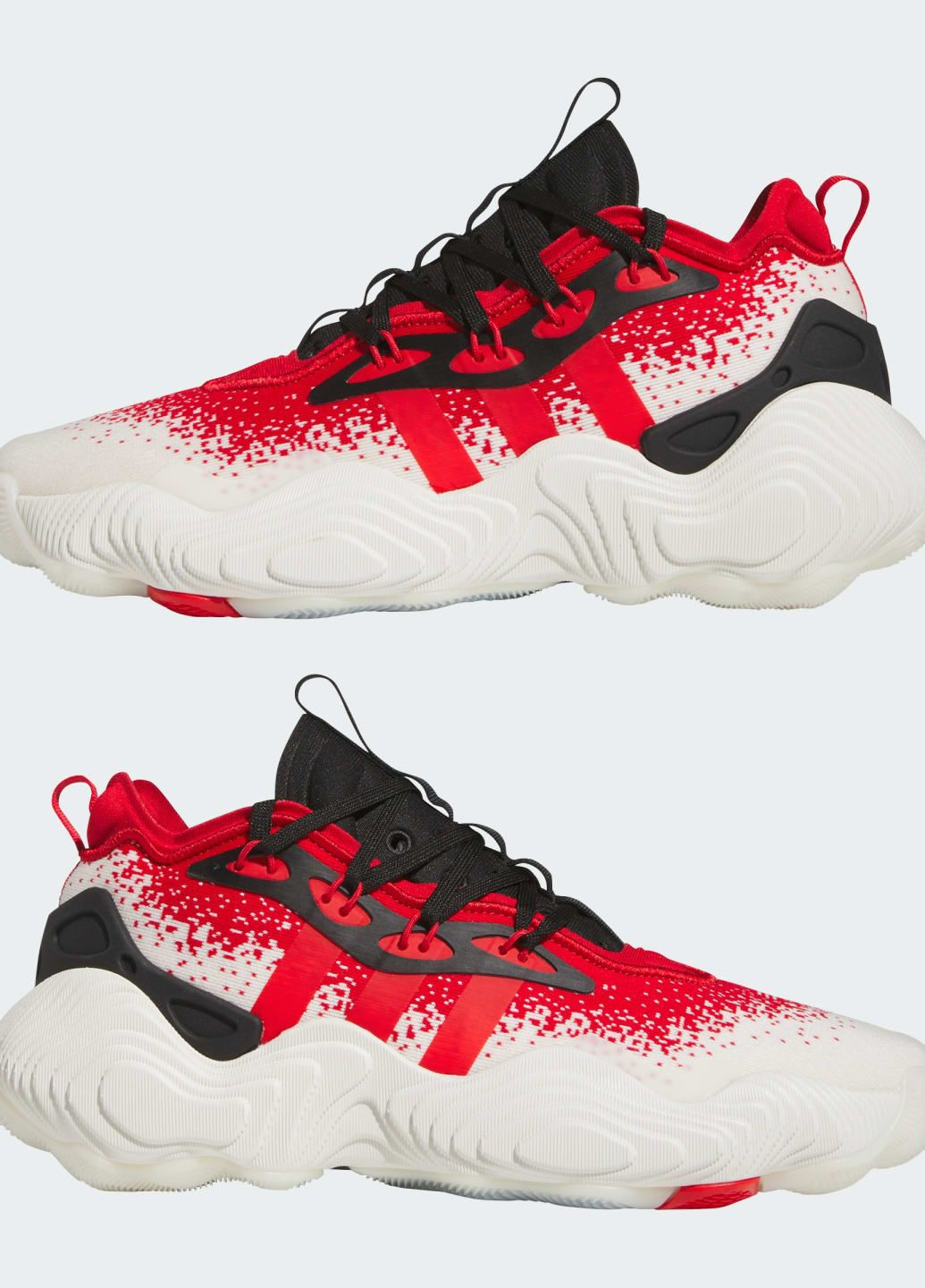 Белые всесезонные баскетбольные кроссовки trae young 3 adidas