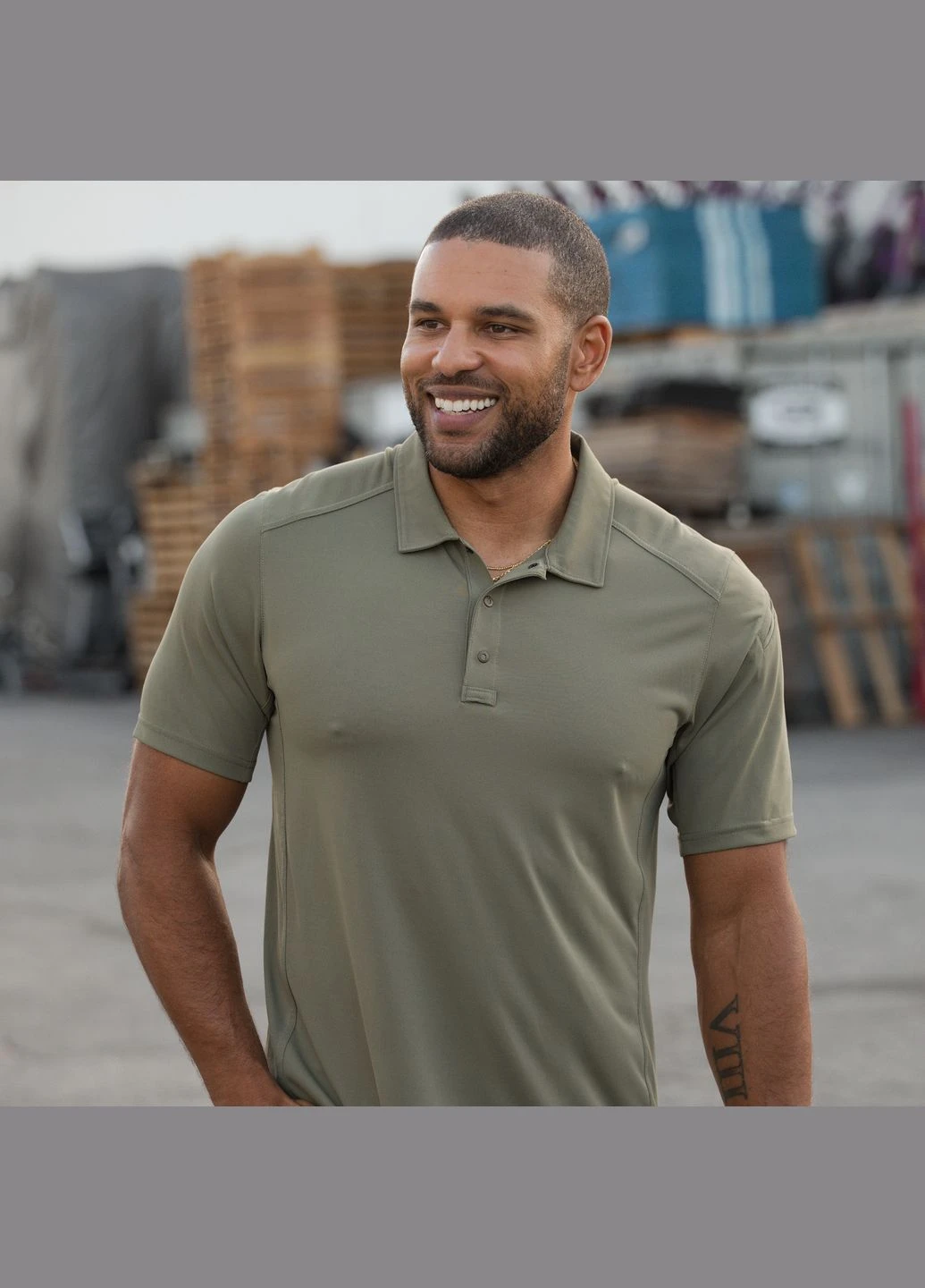 Футболка поло Paramount Chest Polo Tank Green 5.11 Tactical (326518023)