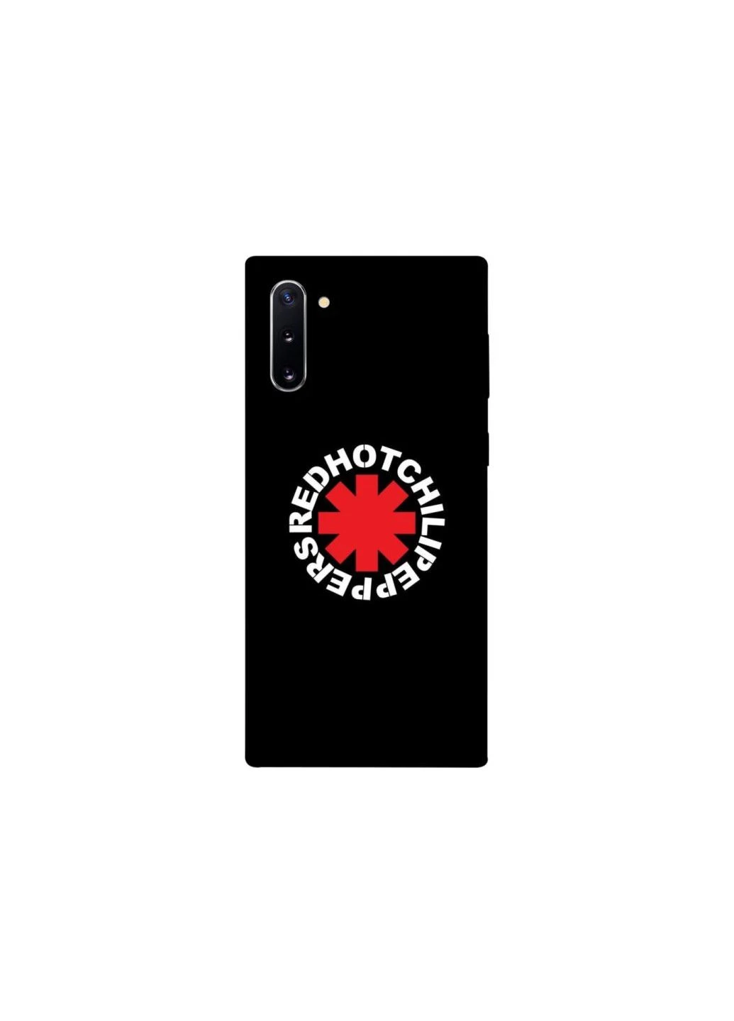 Чехол на Samsung Galaxy Note 10 Red Hot Chili Peppers logo Frontalka (361102180)