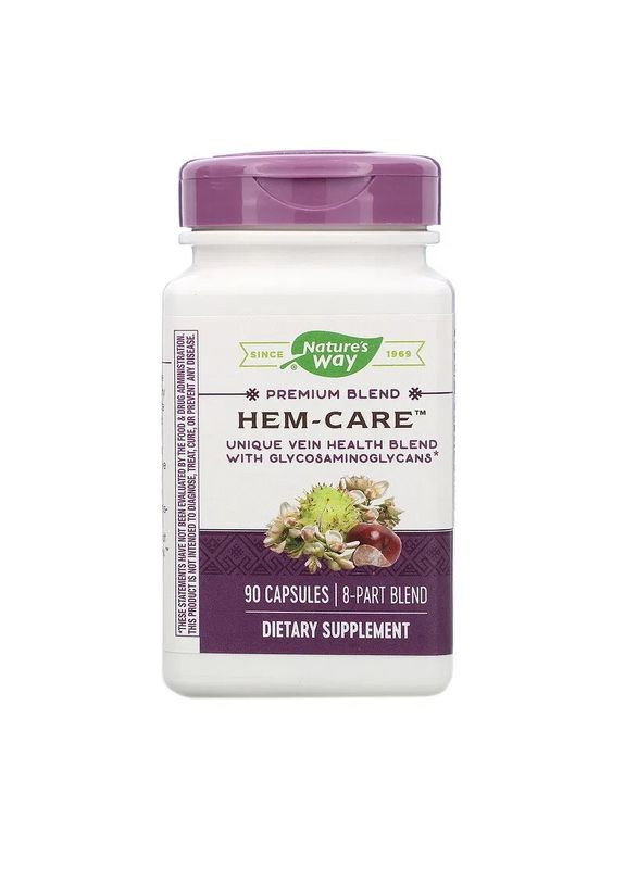 Рослинний комплекс Hem-Care 90 капсул Nature's Way (361114180)