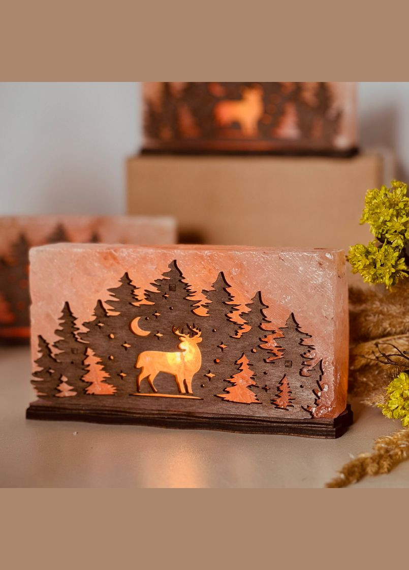 Соляной светильник солевая лампа 100% из розовой гималайской соли 2 кг на комнату 15 – 17 кв.м. (6630098) No Brand (316230561)