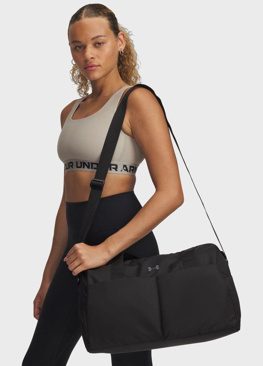Жіноча чорна спортивна сумка UA Studio Lite Duffle 1388915-001 Under Armour (330805684)