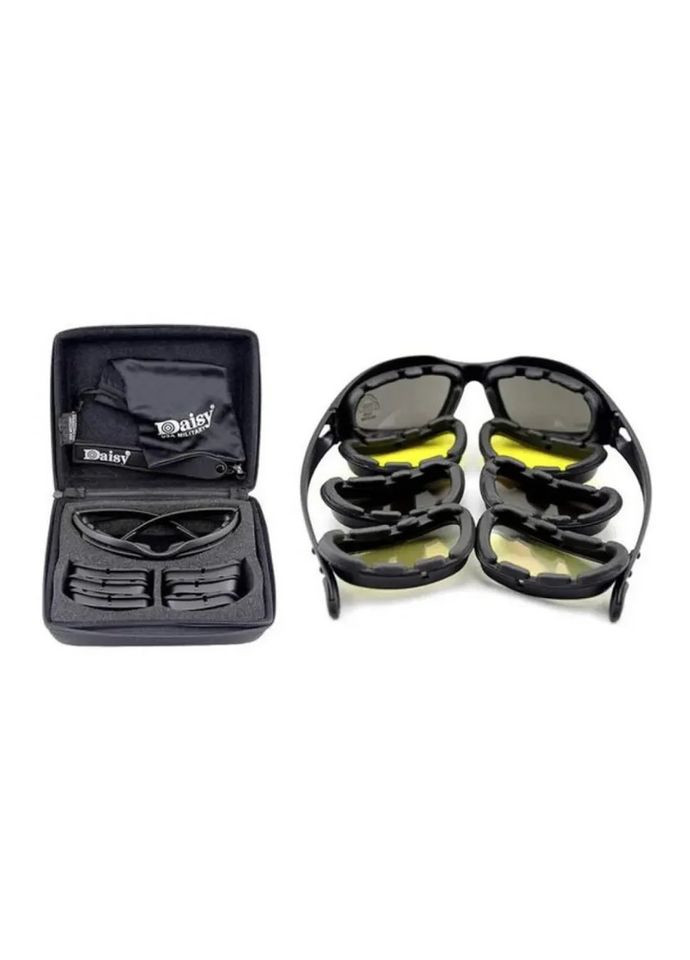 Окуляри тактичні на 4 лінзи Daisy No Brand (317225318)