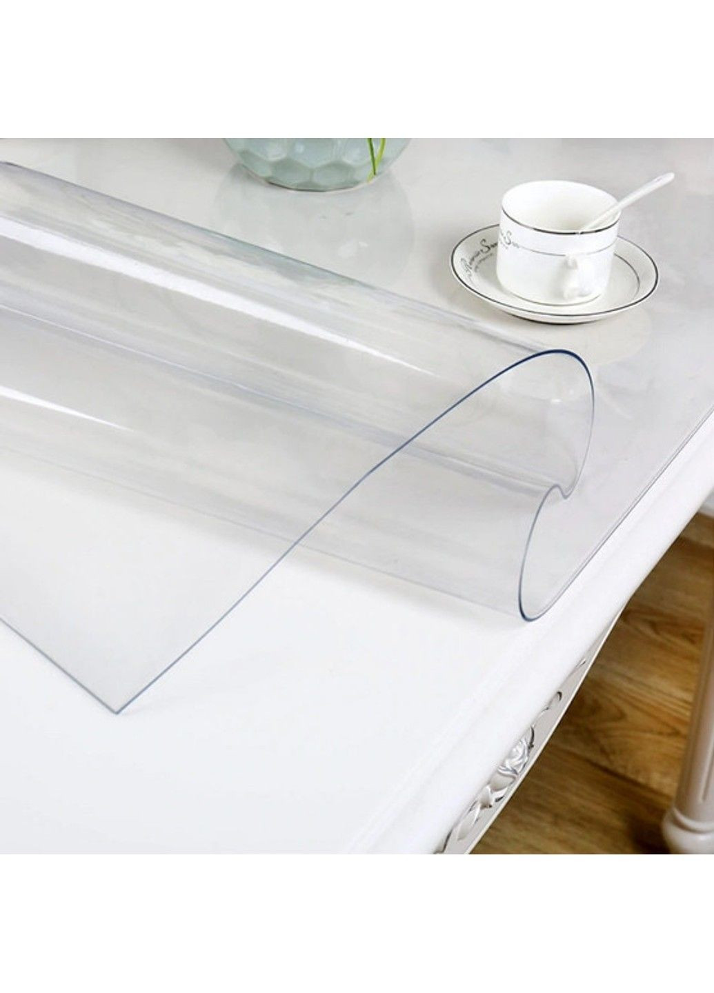 Мягкое стекло Силиконовая скатерть на стол Soft Glass Защита для мебели 1.5х1.0 м (Наивысшее качество) No Brand (331639467)