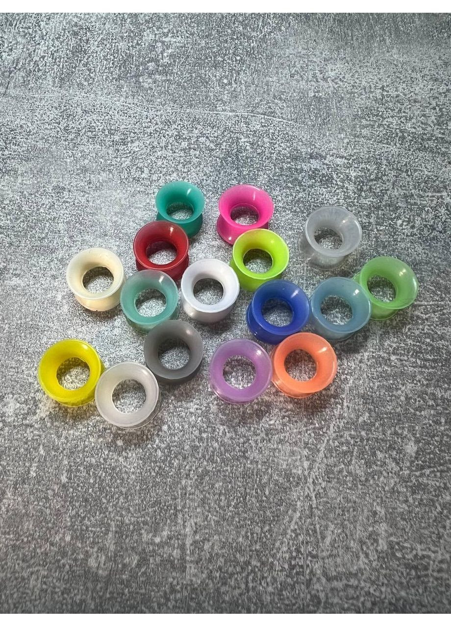 На 10 мм силіконові тоннелі у різних кольорах No Brand (372131143)