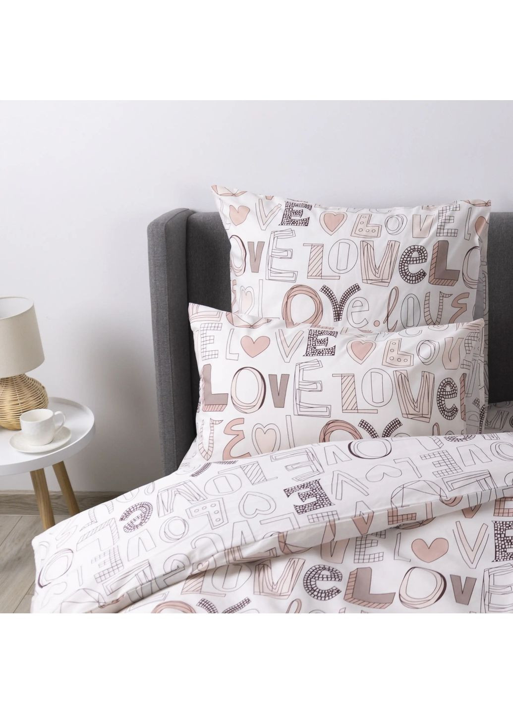 Постільна білизна Happy Sleep Нотатки кохання, 50x70 ТЕП (363133503)