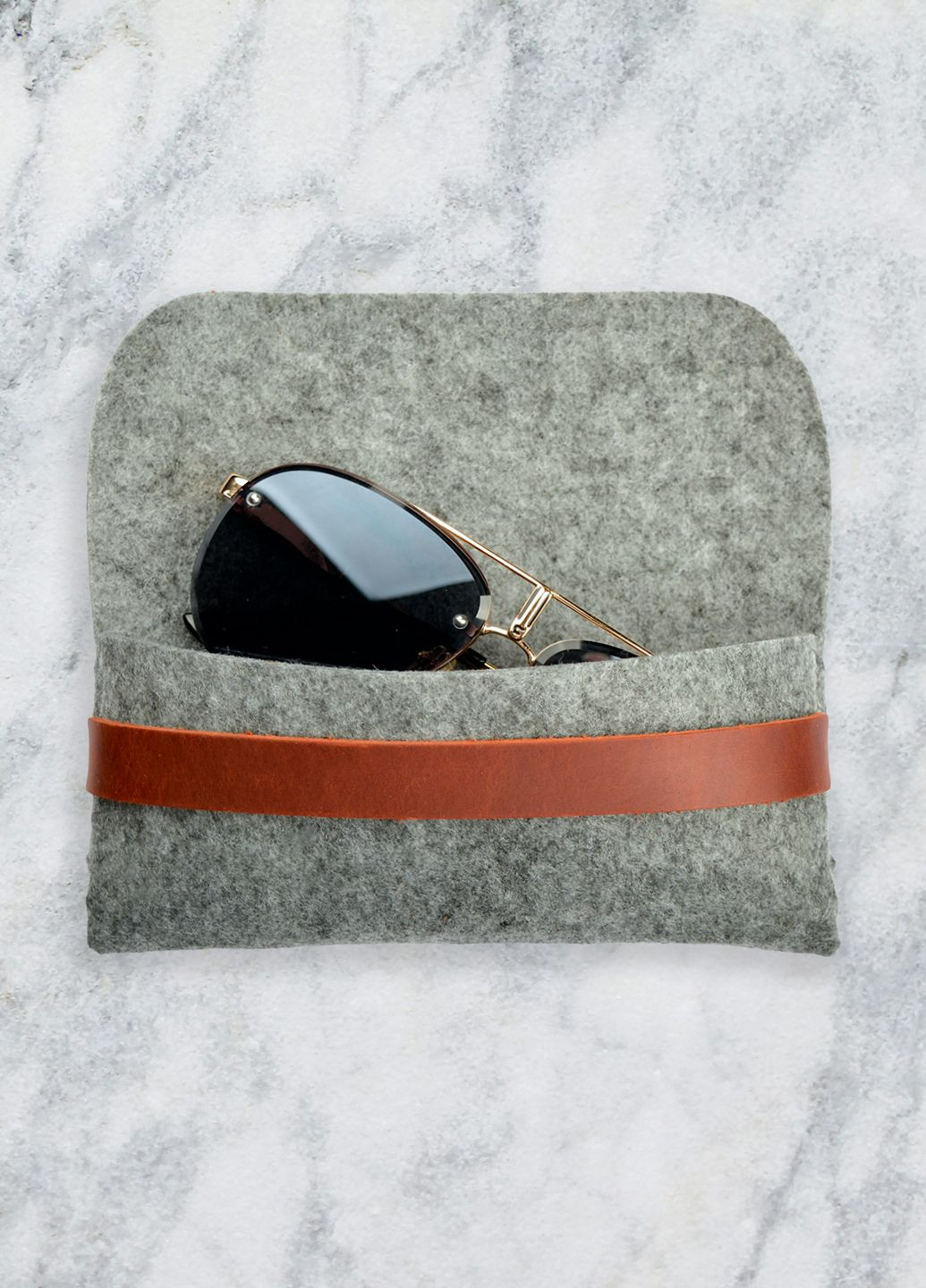 Чохол футляр для окулярів зі шкіряним ремінцем ZERMATT Casual (294983403)