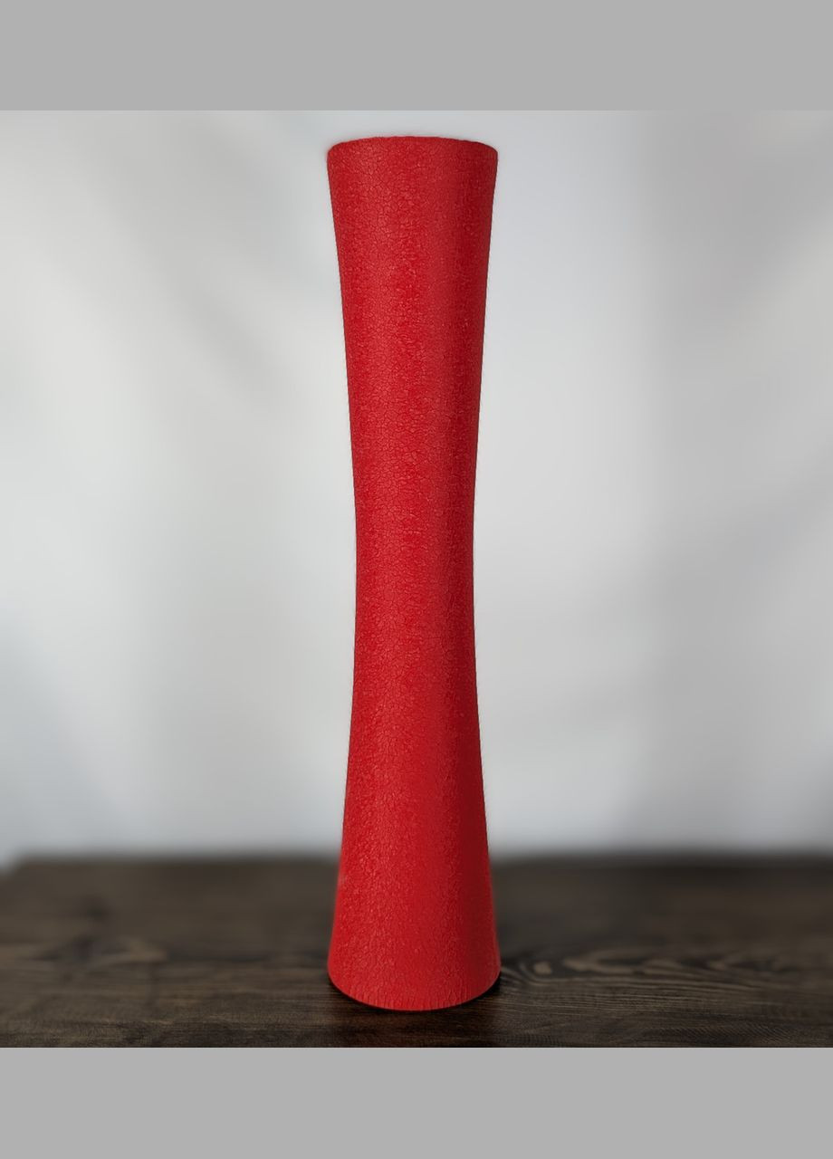 Ваза Nana Ceramics Напольна Труба висока Червона 77 см No Brand (323221059)
