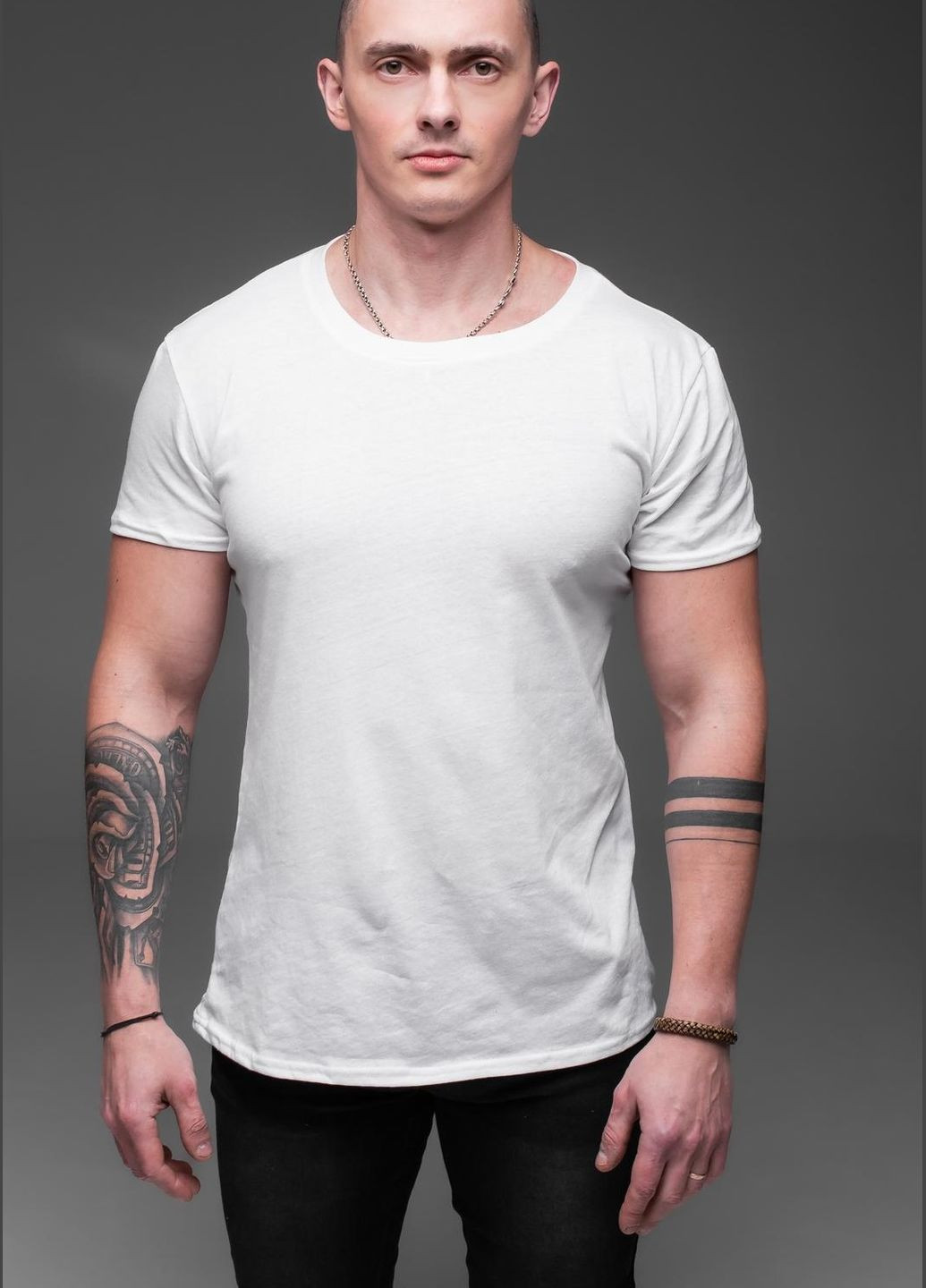 Белая футболка хлопок 100% No Brand