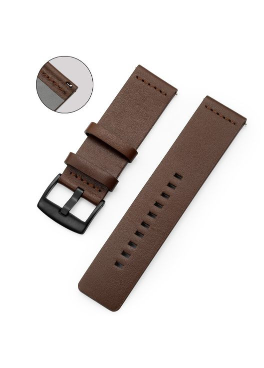 Кожаный ремешок Classic для часов Samsung Galaxy Watch 42 mm (SM-R810) - Coffee Primo (333720424)