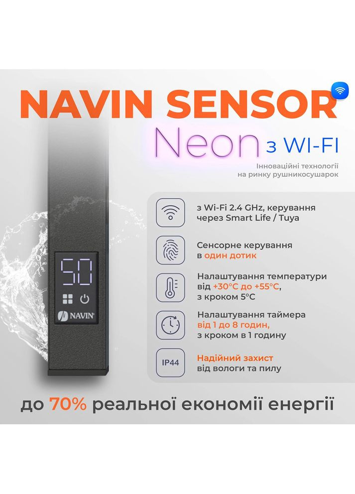 Сушка для рушників Авангард Black Moire (12-228055-4812) Navin (359476035)