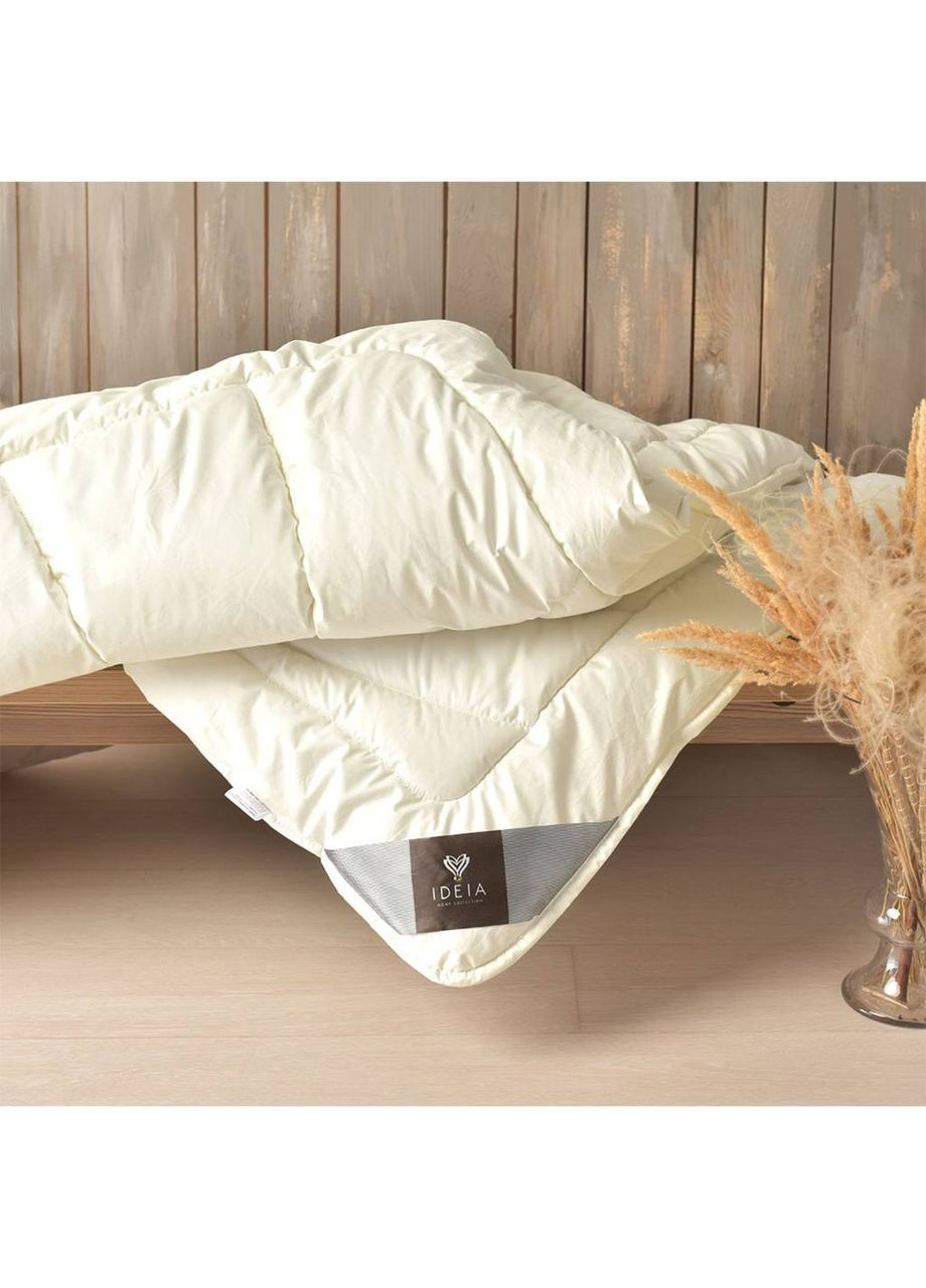 Ковдра вовняна мегатепла 140х210 (двошарова) IDEIA Wool Premium (303726756)