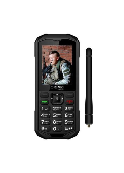 Телефон защищенный Xtreme Pa68 2.4" черный Sigma (293346475)