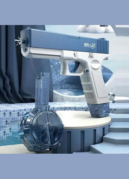 Электрический водяной пистолет Glock с USB зарядкой и большим магазином (код: WGG-9x19Z) Huada Toys (365722051)